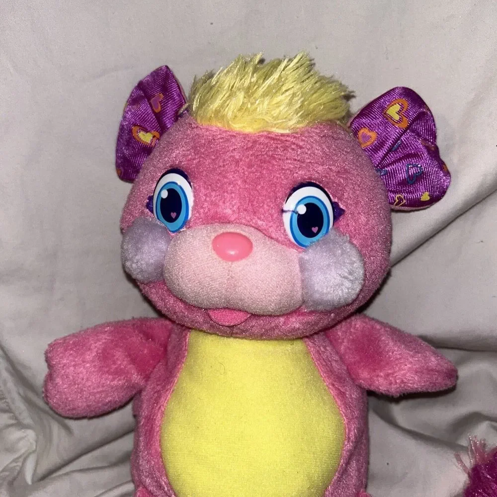 POPPLES POP N GIGGLE KISSY PINK STUFFED ANIMAL PLUSH - CUTE TOY‎ P4